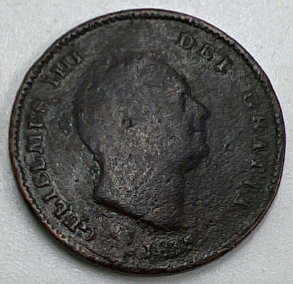 1835 Third 1/3 Farthing | British Coin | William IIII | Collectable Grade | a705