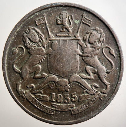 1835 Indian Half Anna Coin | Collectable Grade | a3570