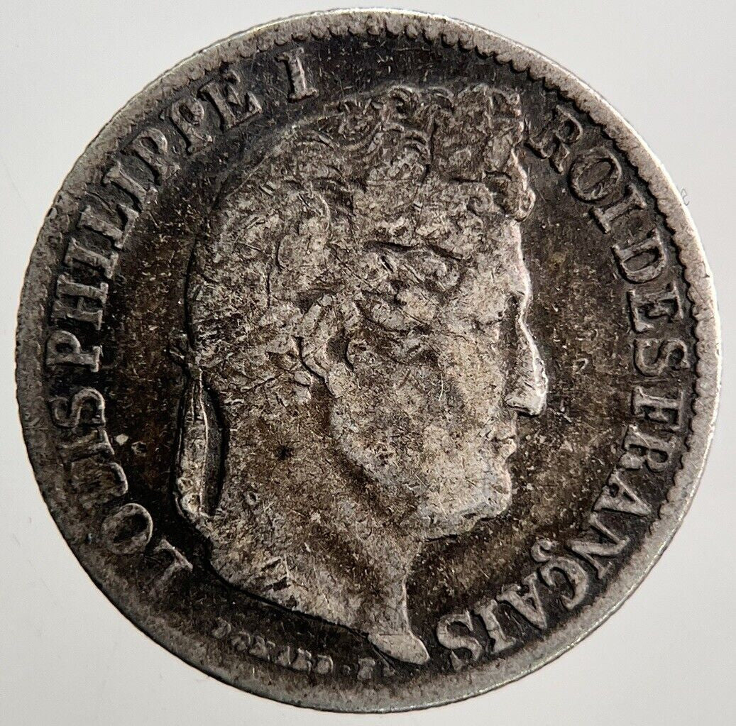 1835 France Half 1/2 Franc Silver Coin | Collectable Grade | a3633