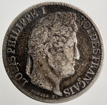 1835 France Half 1/2 Franc Silver Coin | Collectable Grade | a3633