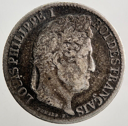 1835 France Half 1/2 Franc Silver Coin | Collectable Grade | a3633