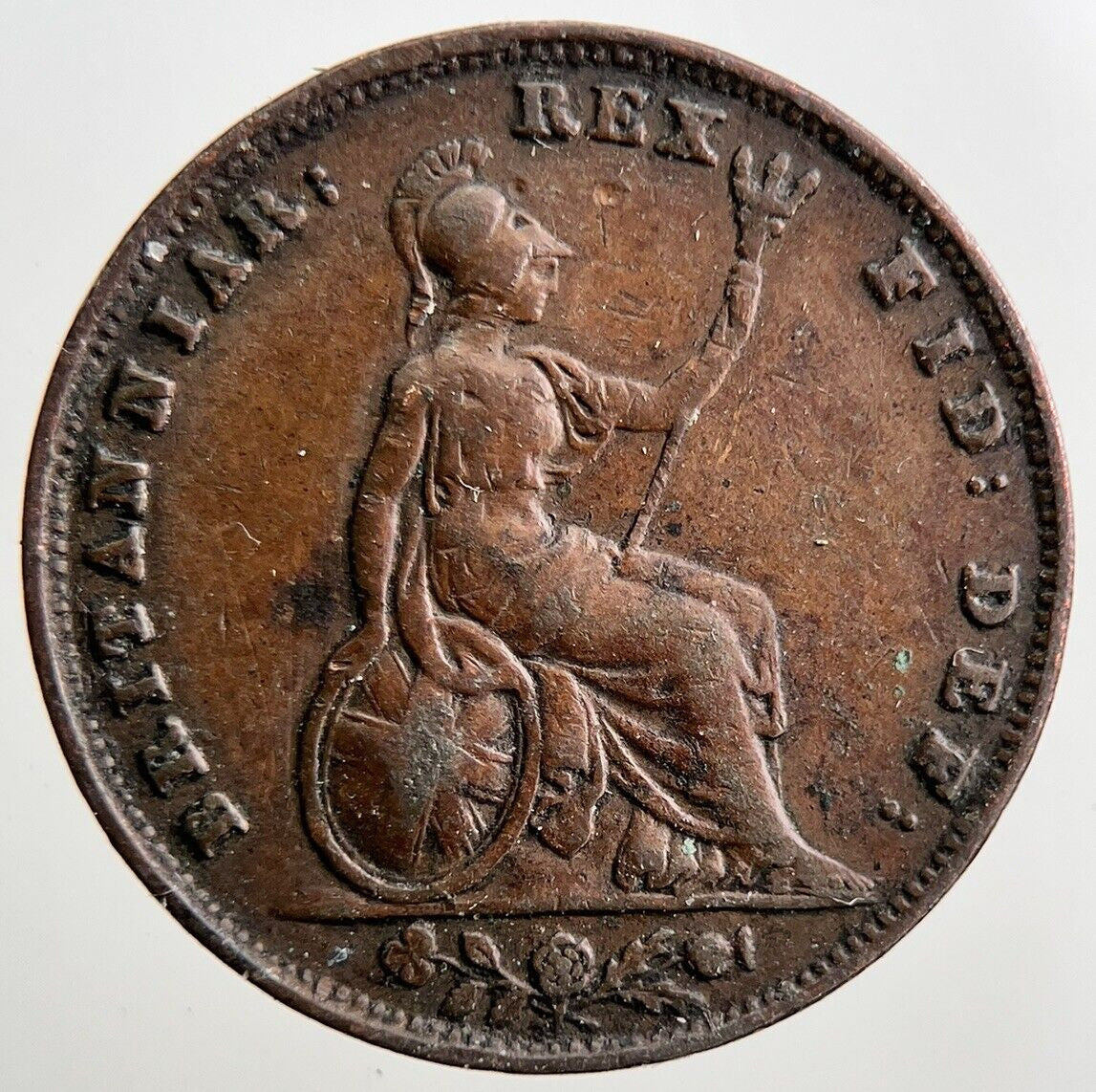 1835 William IV Farthing Coin | Fine Collectable Grade