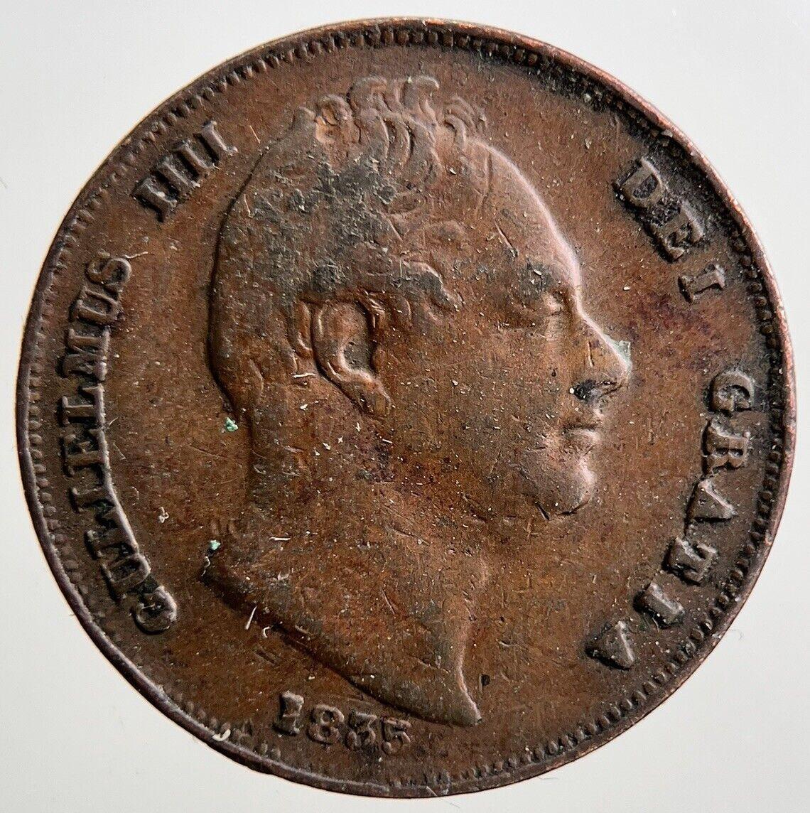 1835 William IV Farthing Coin | Fine Collectable Grade