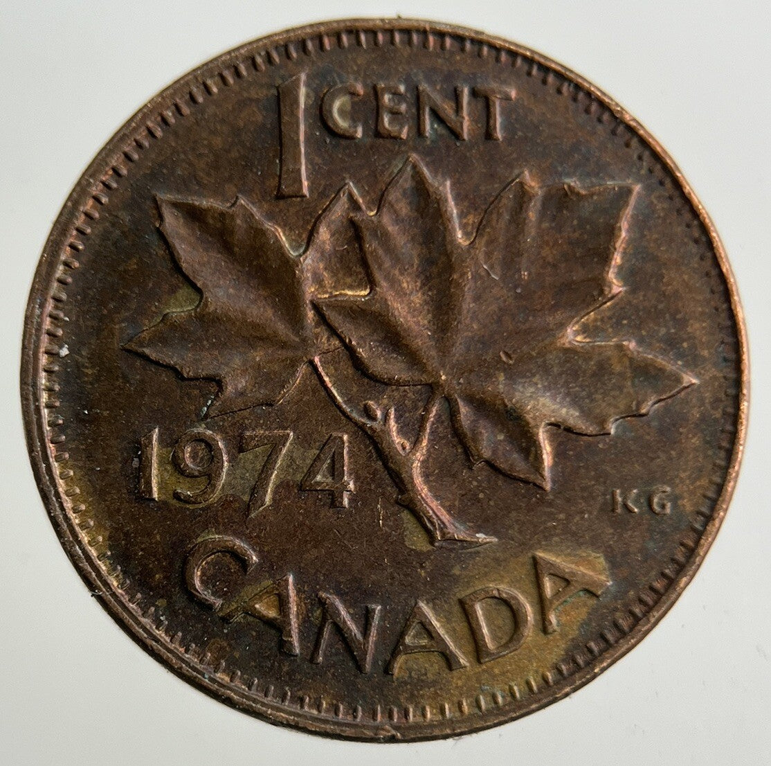 1974 Canada 1 Cent Coin | Fine Collectable Grade