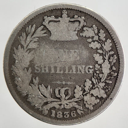 1836 William IV Shilling Silver Coin | Collectable Grade