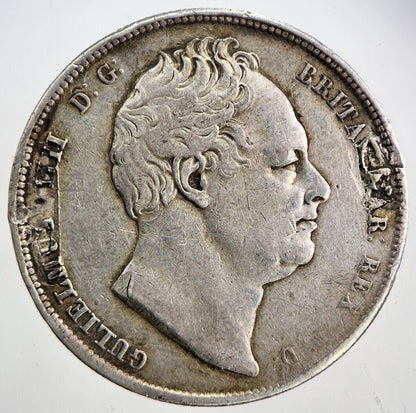 1836 William IV Half-Crown Silver Coin | Fine Collectable Grade | a5988