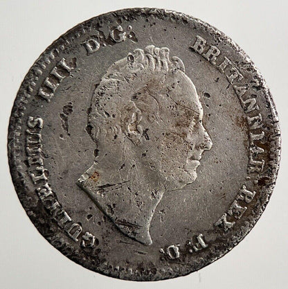 1836 William IV Groat Four-Pence Silver Coin | Collectable Grade | a2697