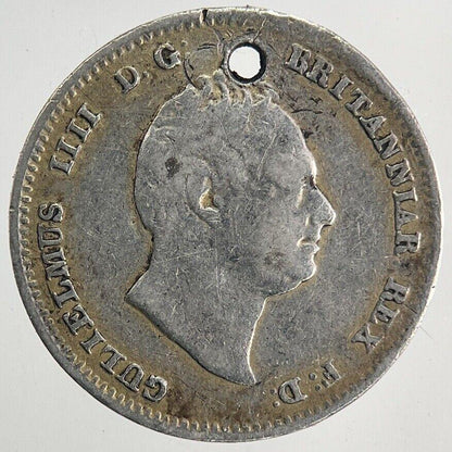 1835 William IV Threepence Silver Coin | Fine Collectable Grade | a9955