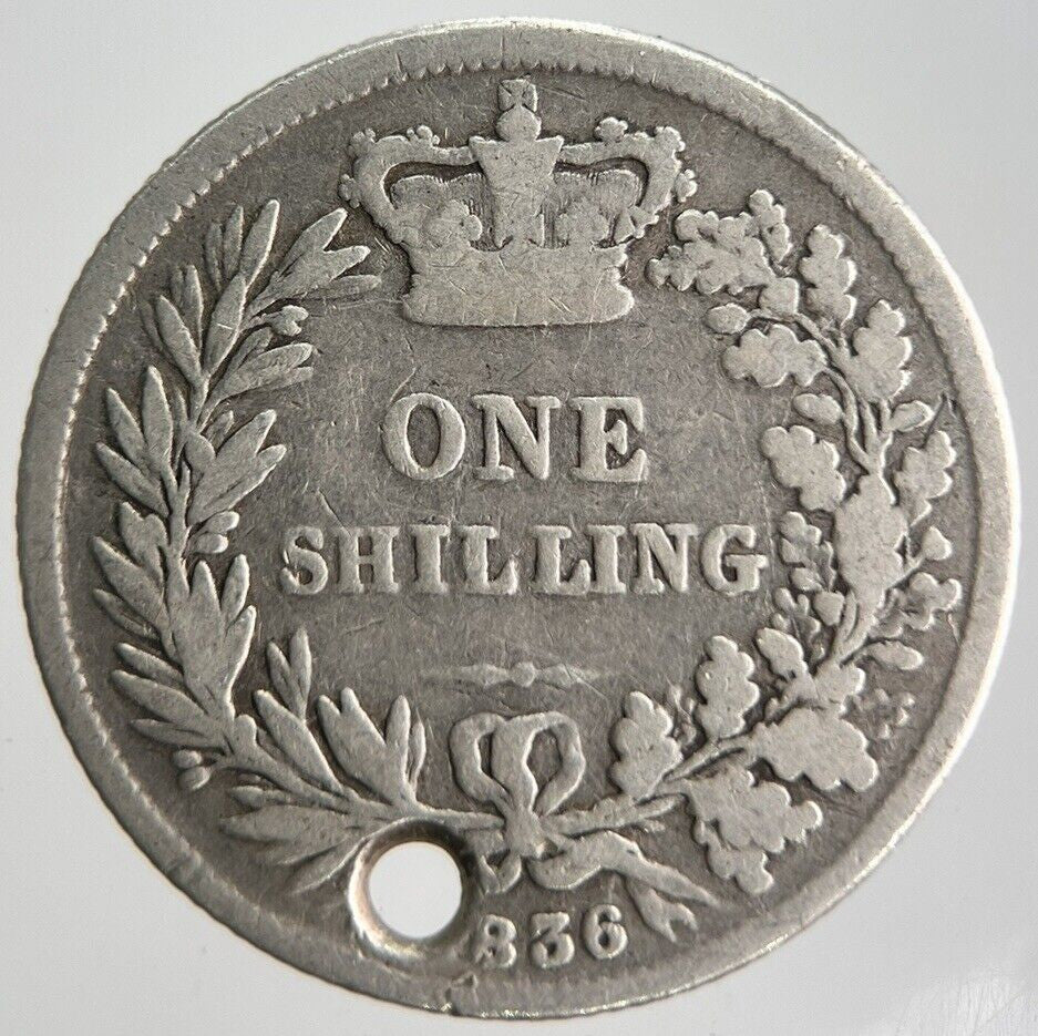 1836 William IV Shilling Silver Coin | Collectable Grade | a4493