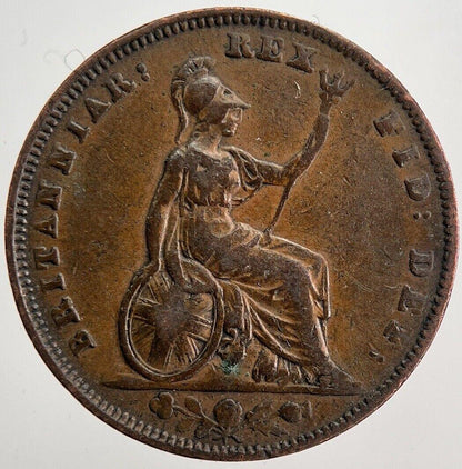 1836 William IV Farthing Coin | Fine Collectable Grade | a5824