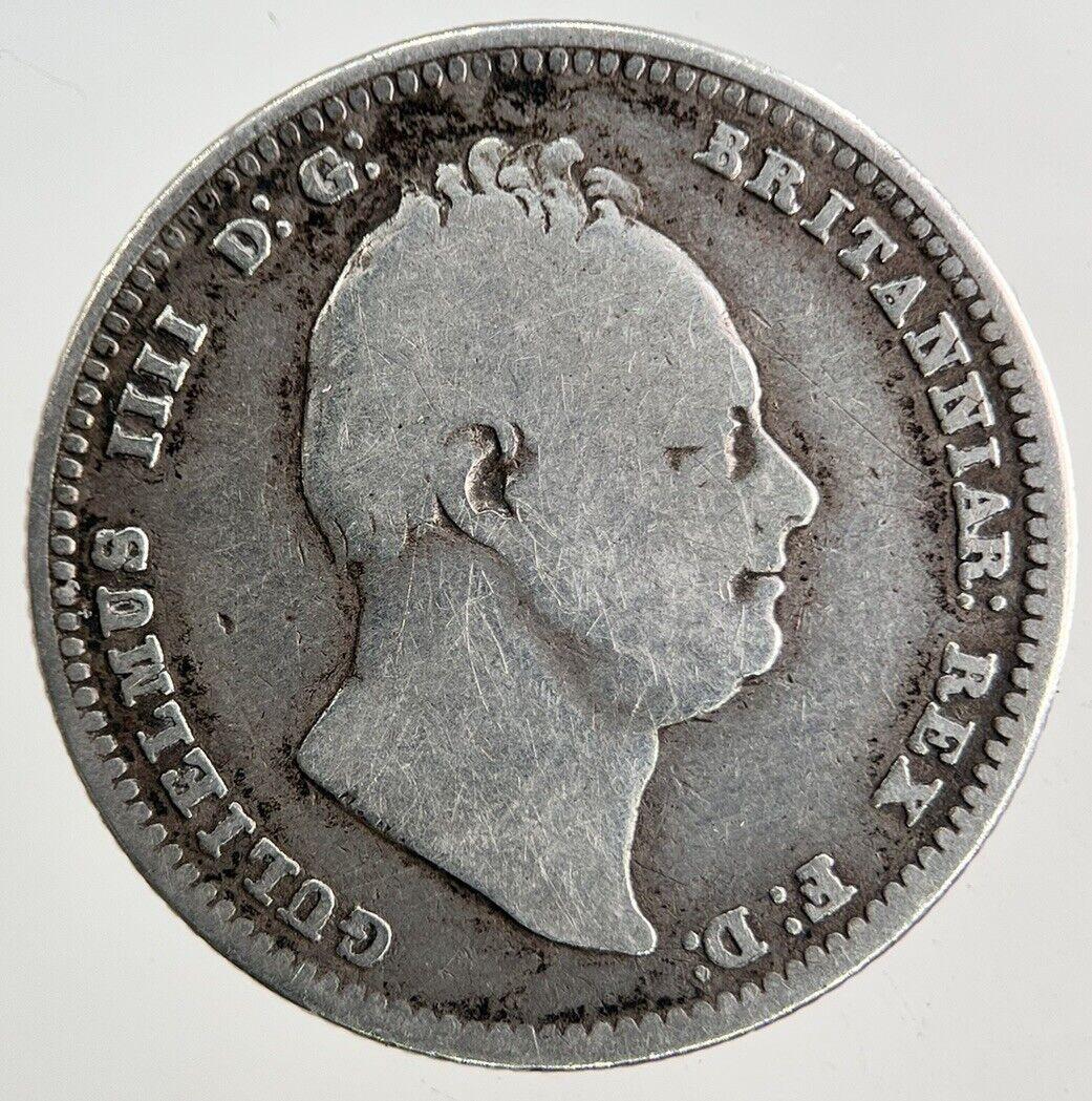 1836 William IV One Shilling Silver Coin | Fine Collectable Grade