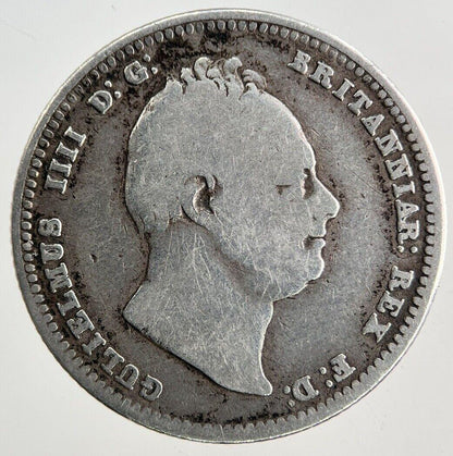 1836 William IV One Shilling Silver Coin | Fine Collectable Grade