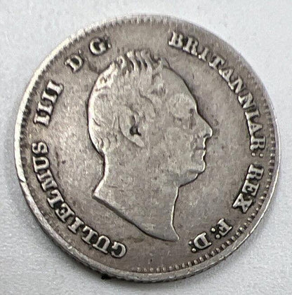 1836 William IV Four-Pence | British Silver Coin | Fine Collectable Grade | a924