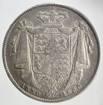 1836 William IV Half-Crown Silver Coin | Very High Grade