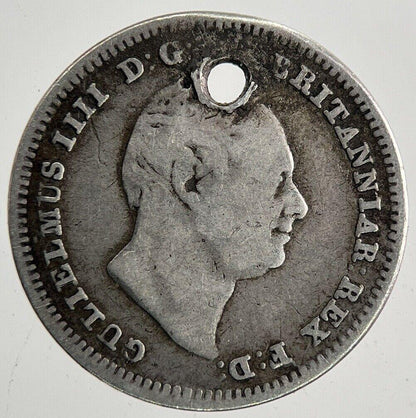 1836 William IV Four-Pence Groat Silver Coin | Fine Collectable Grade | a9607