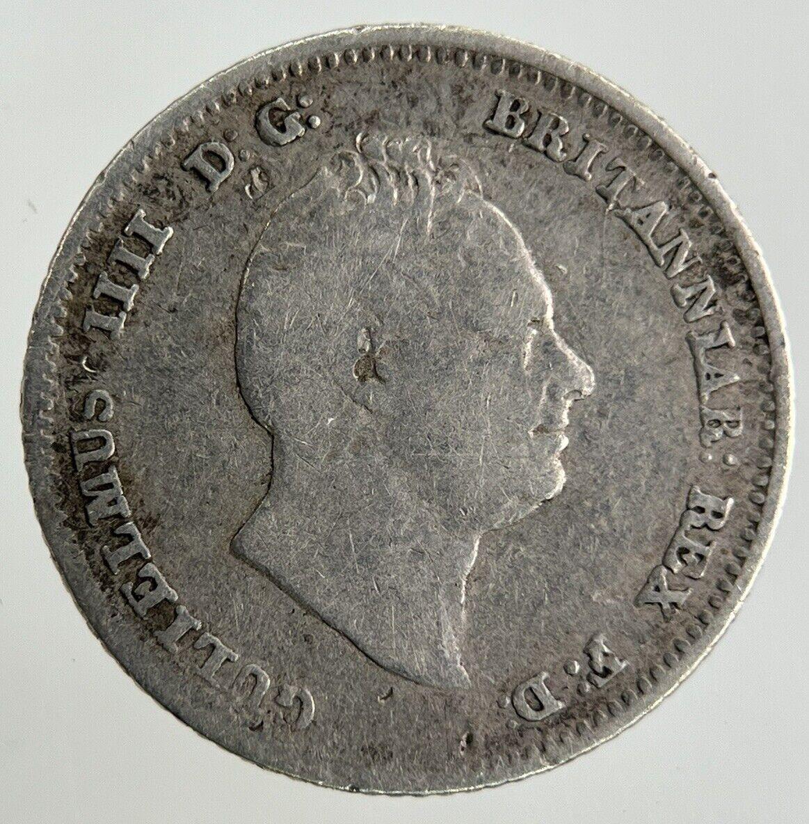 1836 William IV Groat Four-Pence Silver Coin | Fine Collectable Grade