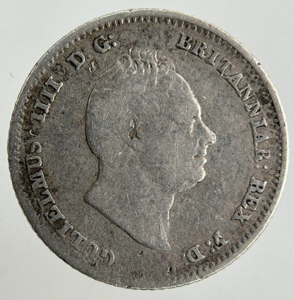 1836 William IV Groat Four-Pence Silver Coin | Fine Collectable Grade