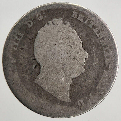 1836 William IV Groat Four-Pence Silver Coin | Collectable Grade | a5536