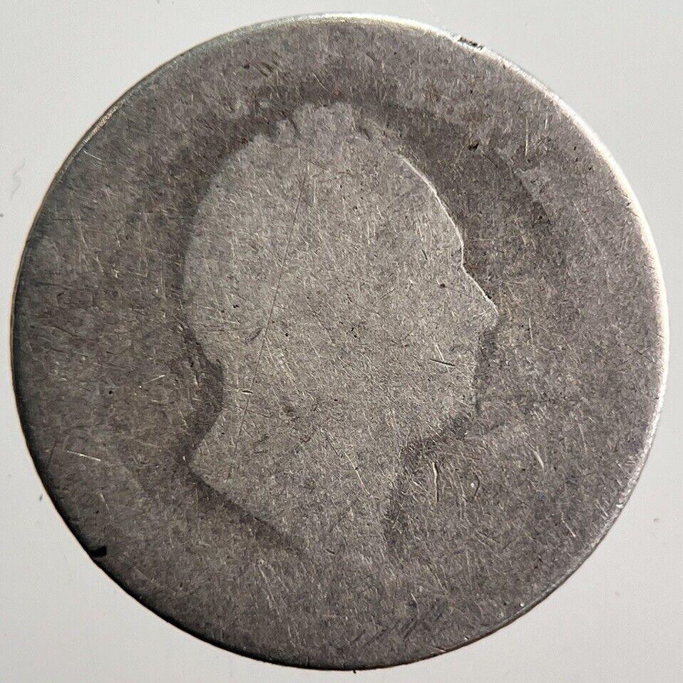 1837 William IV Groat Four-Pence Silver Coin | Worn Grade | a3587