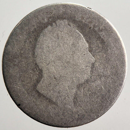 1837 William IV Groat Four-Pence Silver Coin | Worn Grade | a3587