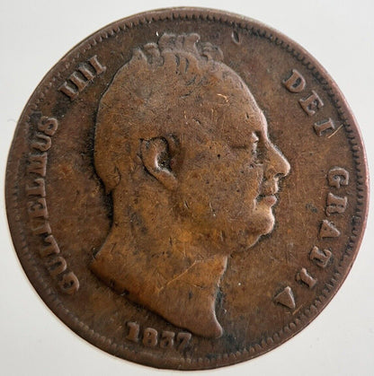 1837 William IV Farthing Coin | Collectable Grade | a7776