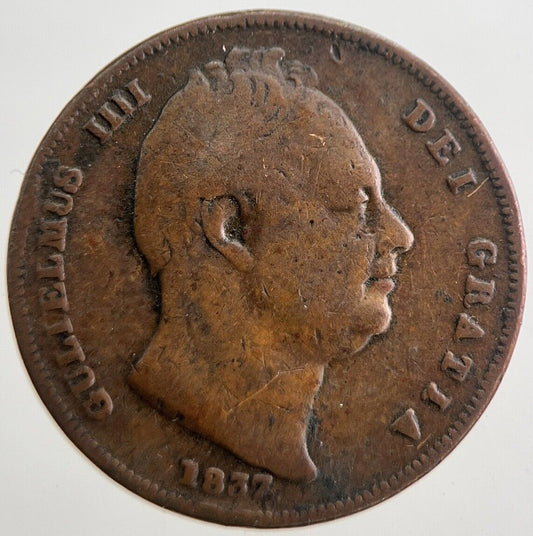 1837 William IV Farthing Coin | Collectable Grade | a7776