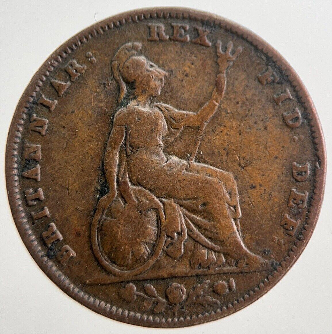 1837 William IV Farthing Coin | Collectable Grade | a7776