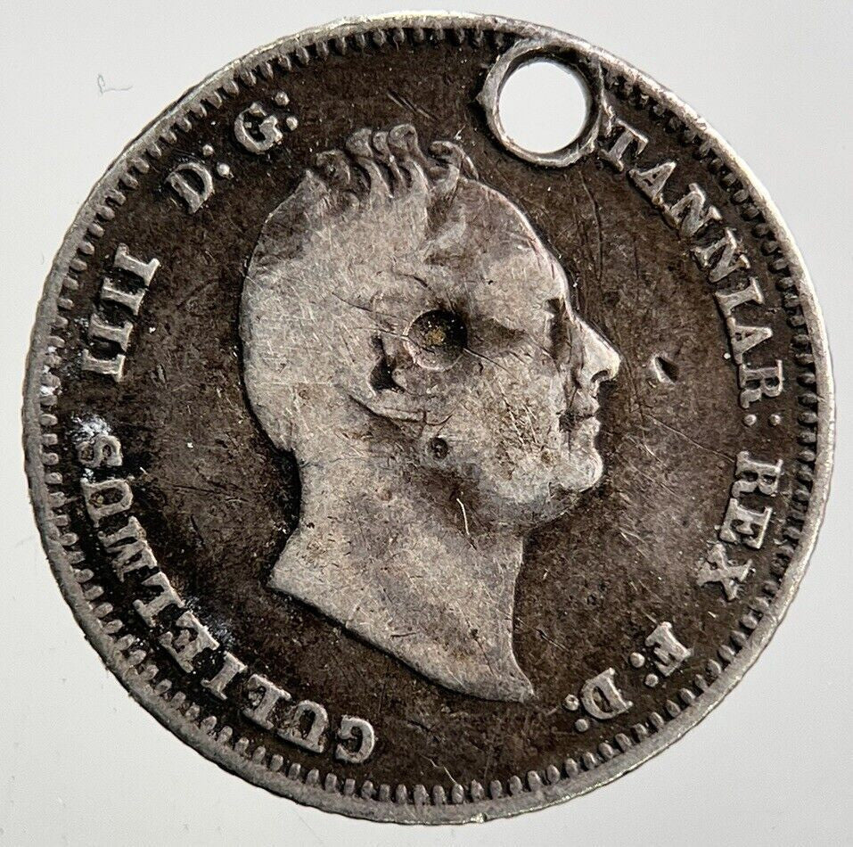 1837 William IV Groat Four-Pence Silver Coin | Collectable Grade | a3433