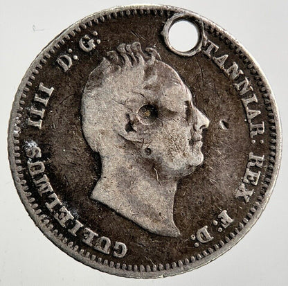 1837 William IV Groat Four-Pence Silver Coin | Collectable Grade | a3433