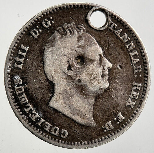 1837 William IV Groat Four-Pence Silver Coin | Collectable Grade | a3433