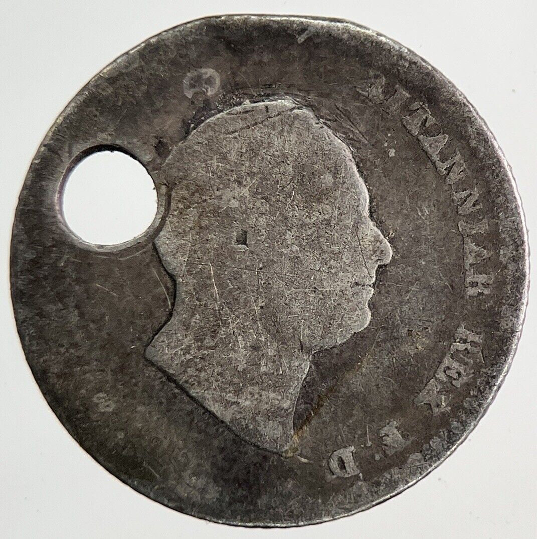 1837 William IV Groat Four-Pence Silver Coin | Fair Grade