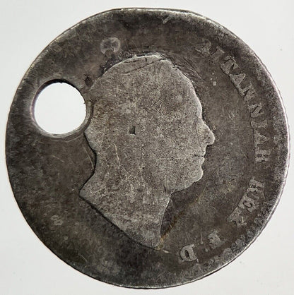 1837 William IV Groat Four-Pence Silver Coin | Fair Grade