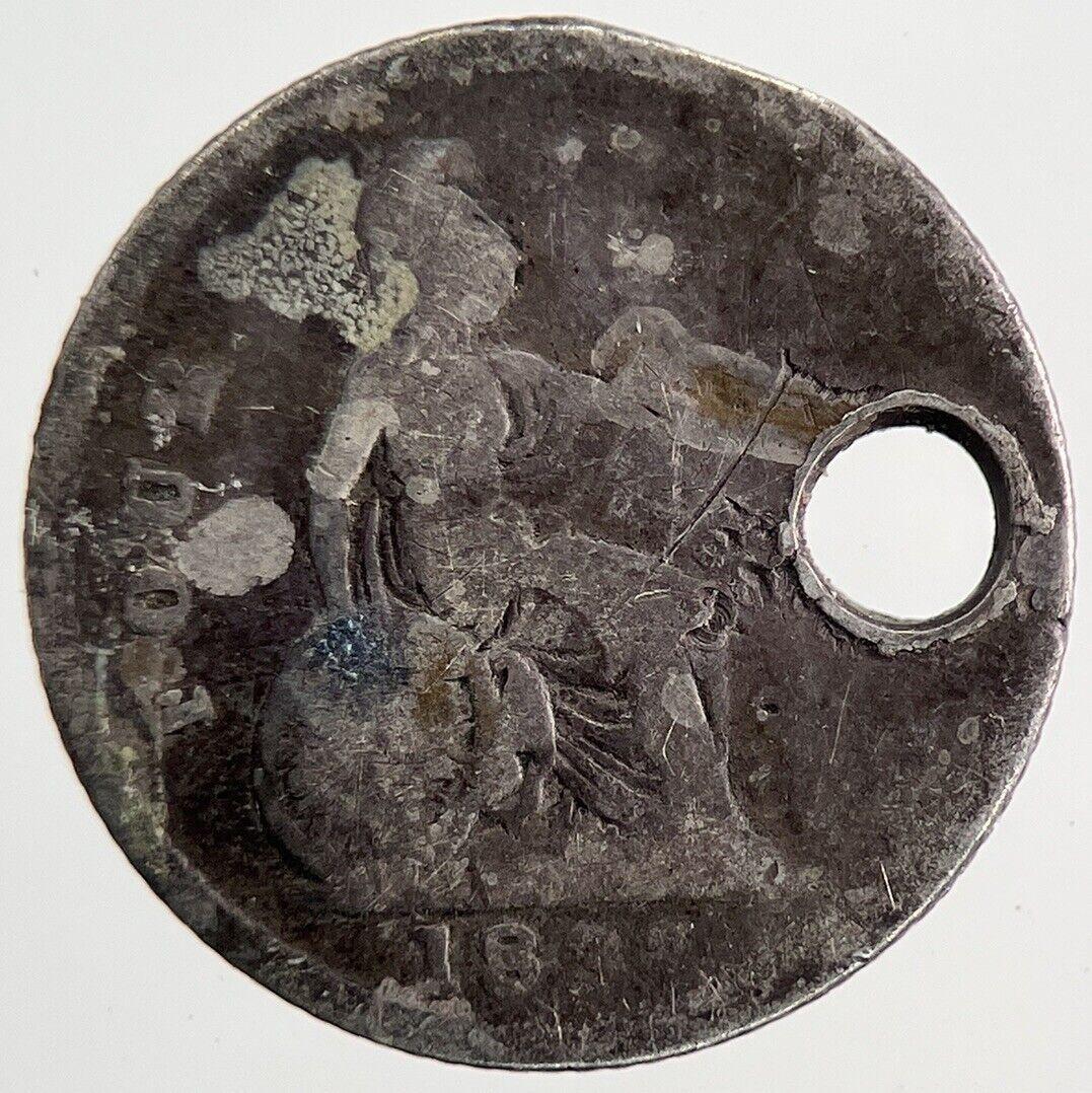 1837 William IV Groat Four-Pence Silver Coin | Fair Grade