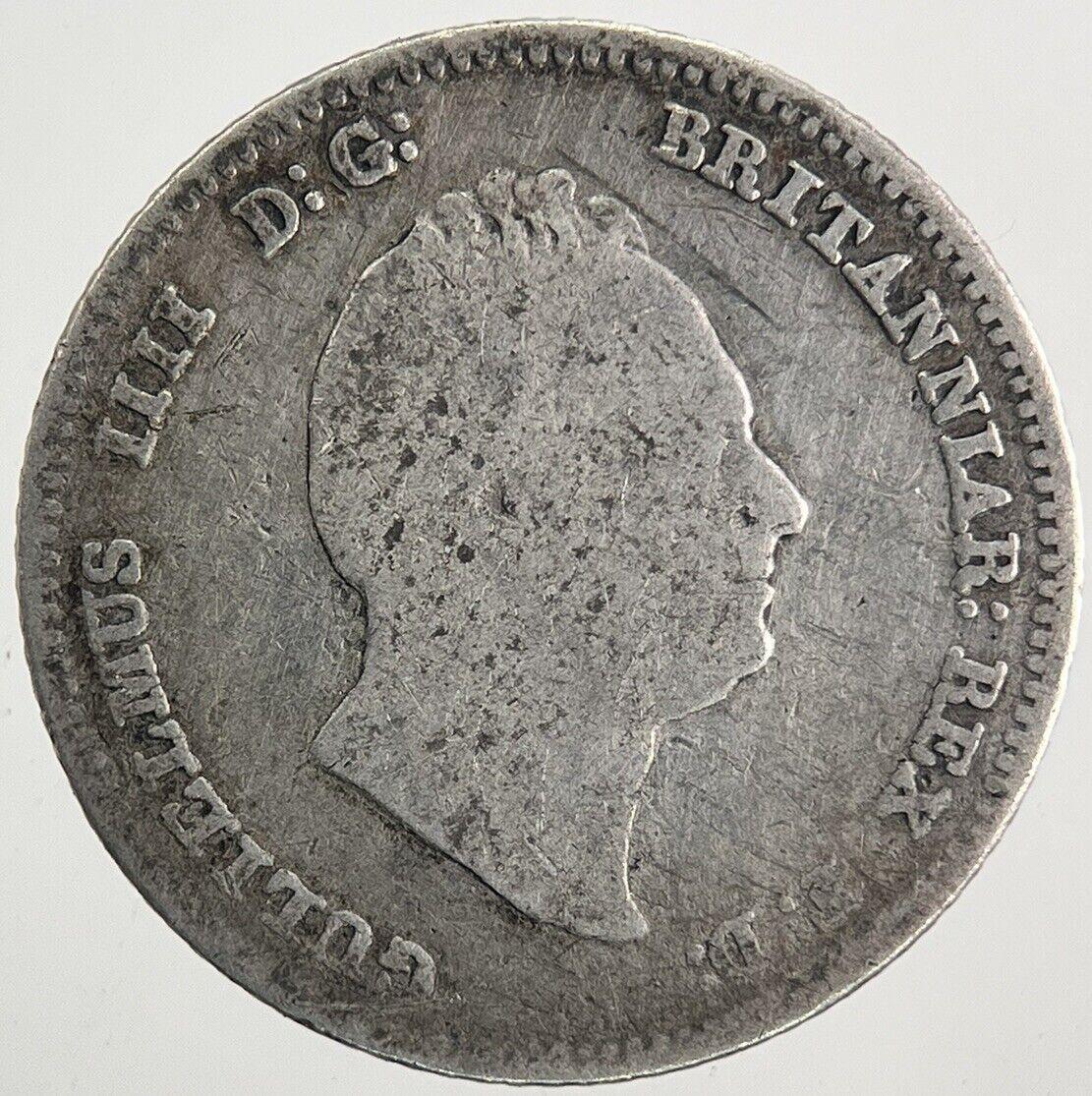 1837 William IV Groat Four-Pence Silver Coin | Fine Collectable Grade | a9972
