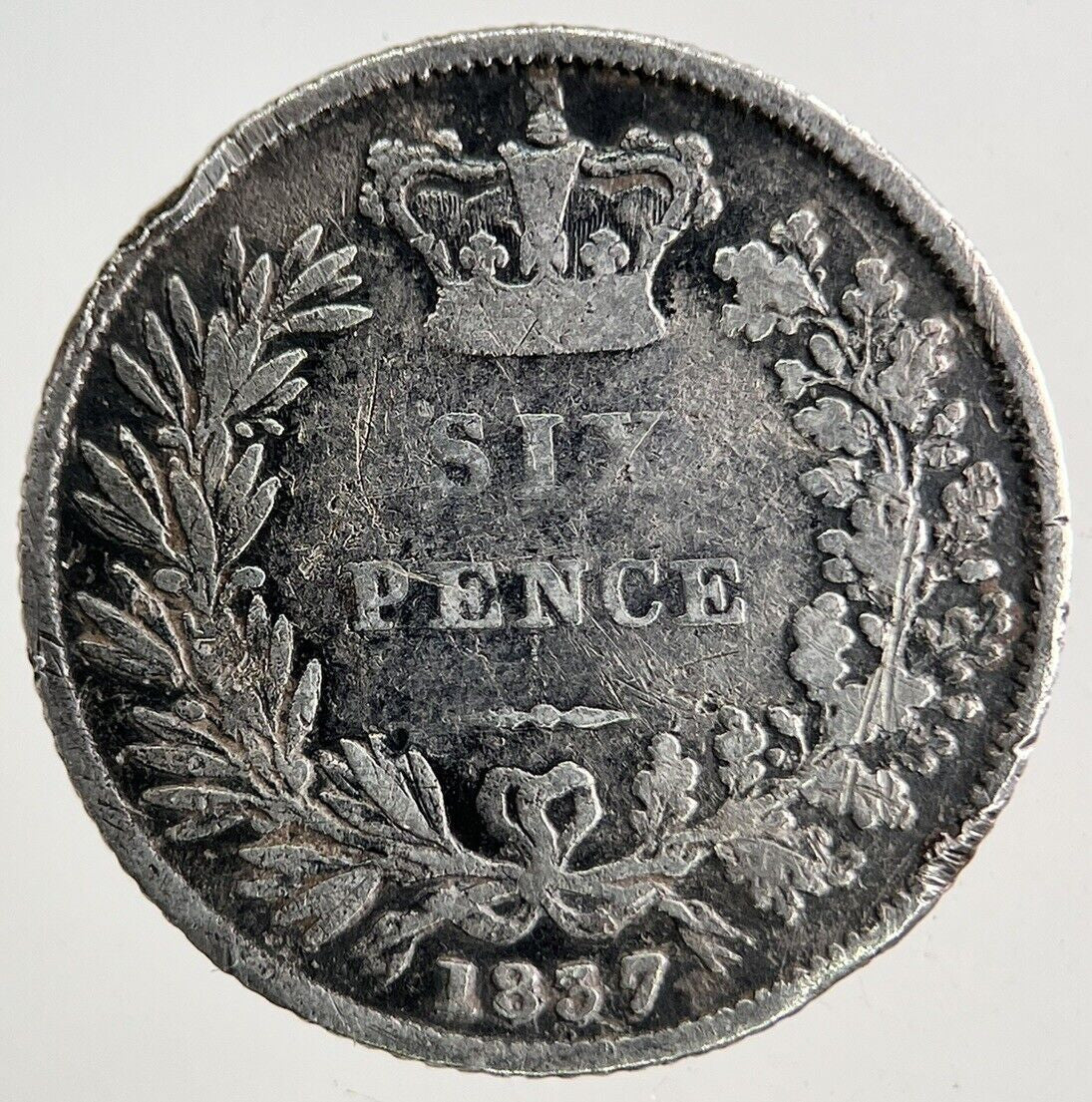 1837 William IV Sixpence Silver Coin | Collectable Grade