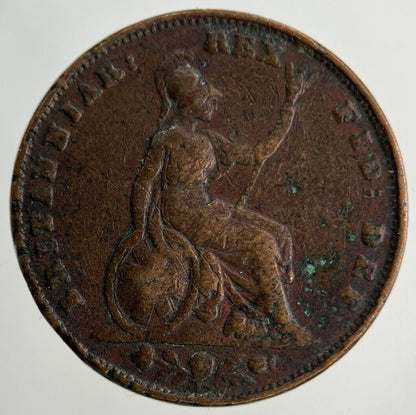1837 William IV Farthing Coin | Collectable Grade