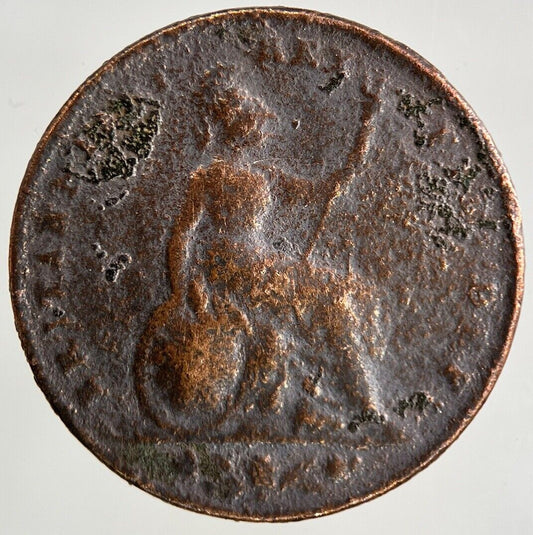 1837 William IV Farthing Coin | Fair Grade
