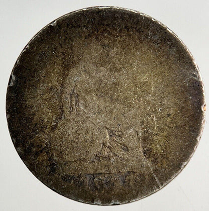 1837 William IV Four-Pence Groat Silver Coin | Fair Grade