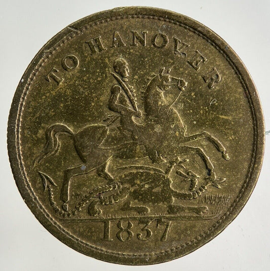 1837 Victoria To Hanover Token Coin | Collectable Grade