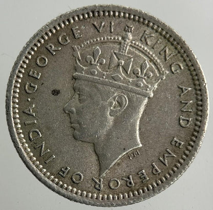 1941 Malaya 5 Cents Silver Coin | Fine Collectable Grade