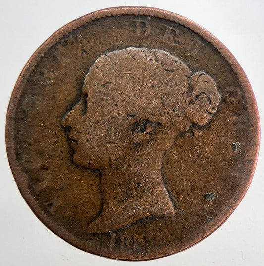 1839 Isle of Man Half-Penny Coin | Collectable Grade | a6202