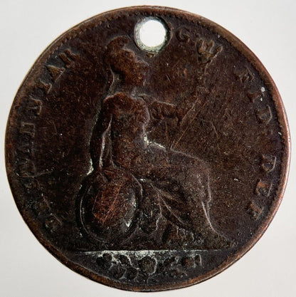 1838 Victoria Farthing Coin | Collectable Grade