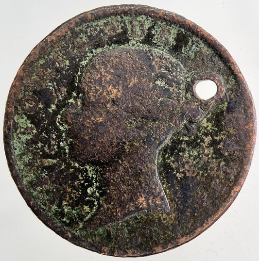 1839 Isle of Man Half-Penny Coin | Collectable Grade