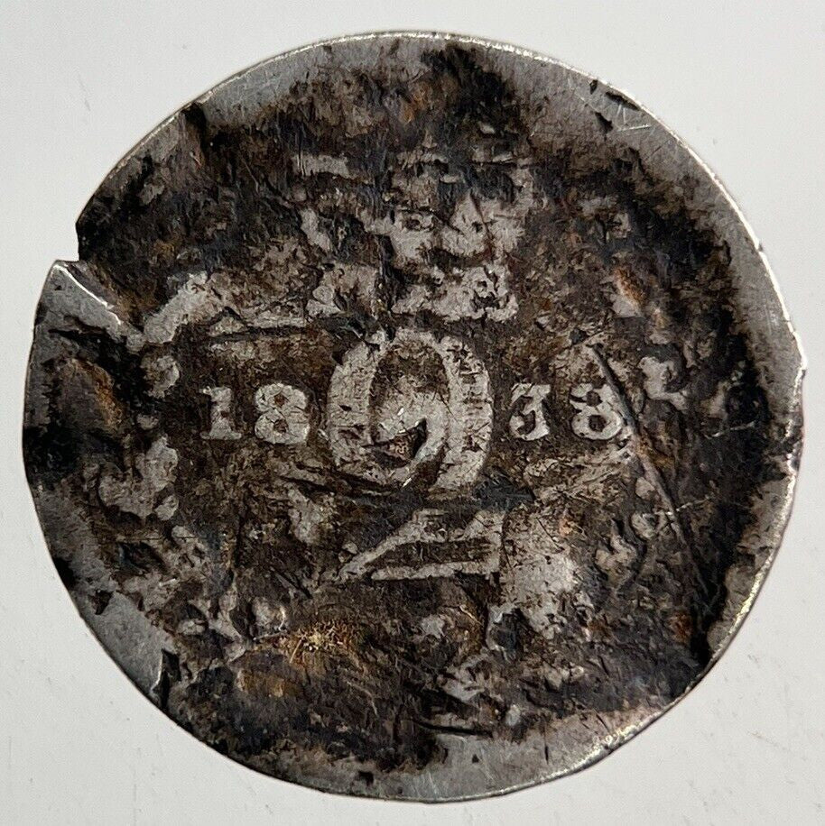 1838 Victoria Maundy Two-Pence Silver Coin | Collectable Grade