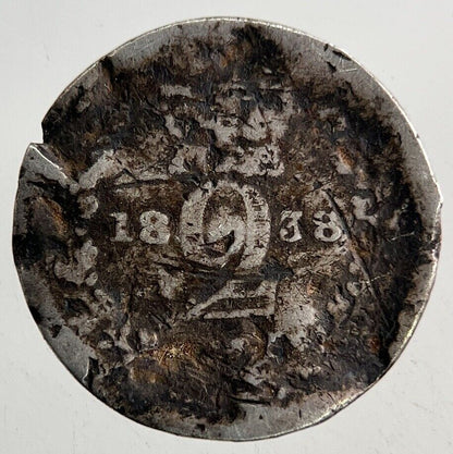 1838 Victoria Maundy Two-Pence Silver Coin | Collectable Grade