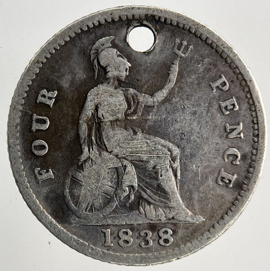 1838 Victoria Four-Pence Groat Silver Coin | Collectable Grade
