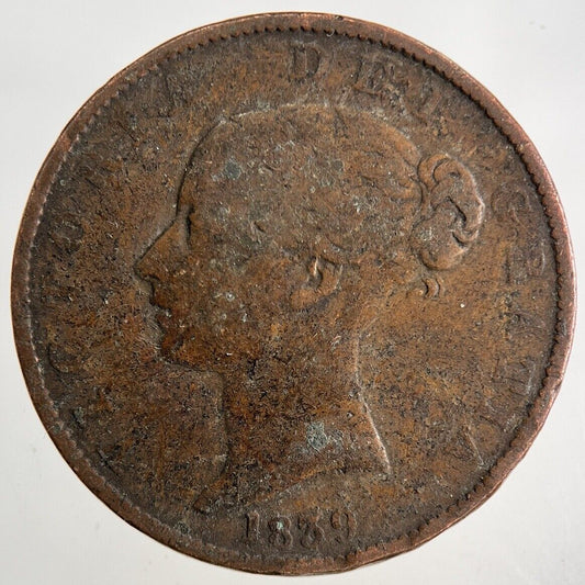 1839 Isle Of Man Half-Penny Coin | Collectable Grade