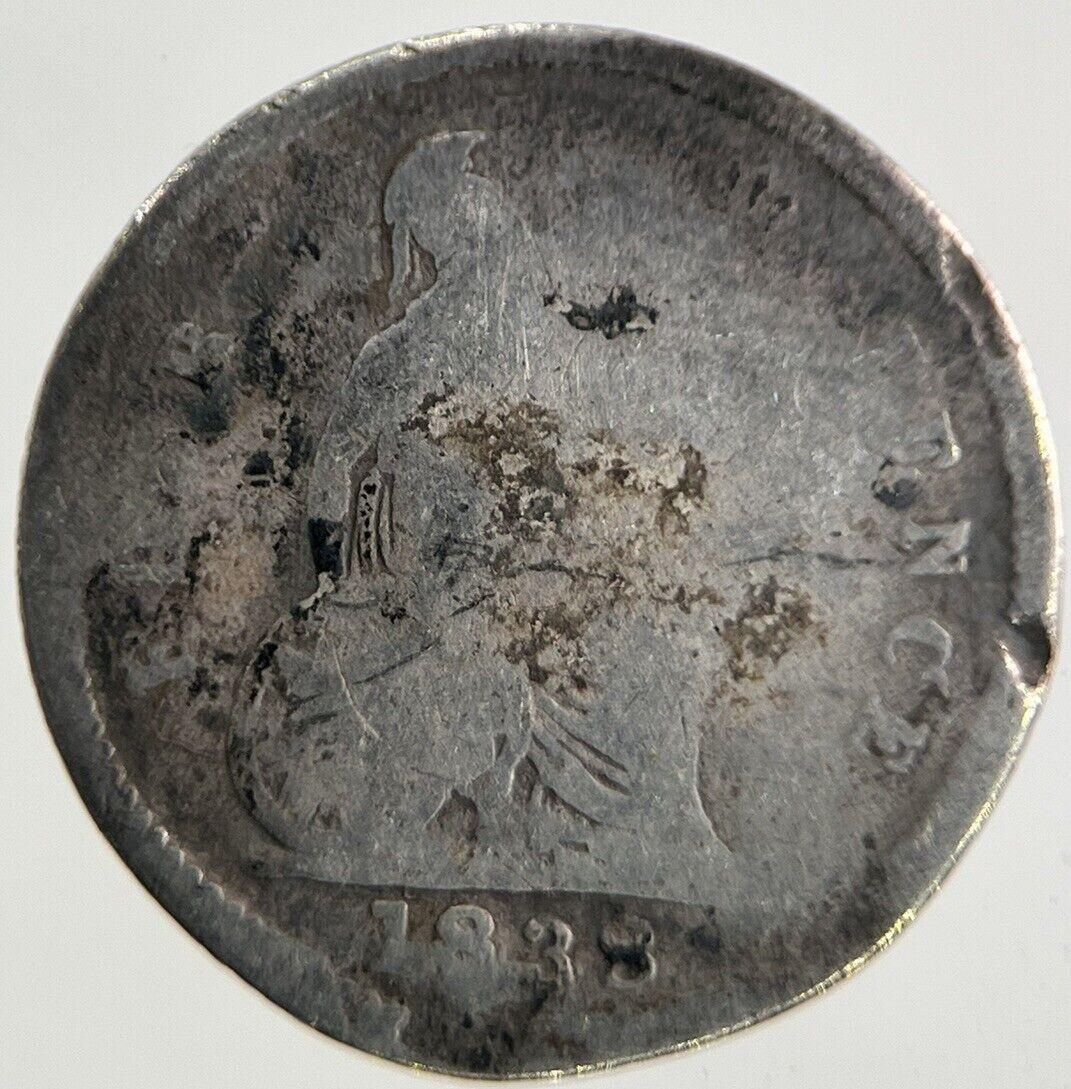 1838 Victoria Four-Pence Groat Silver Coin | Collectable Grade