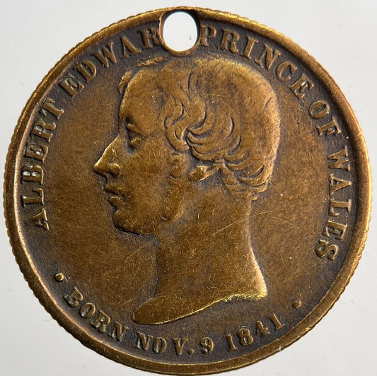 1841 Edward Prince Of Wales Coin Token Medal | Fine Collectable Grade | a6562