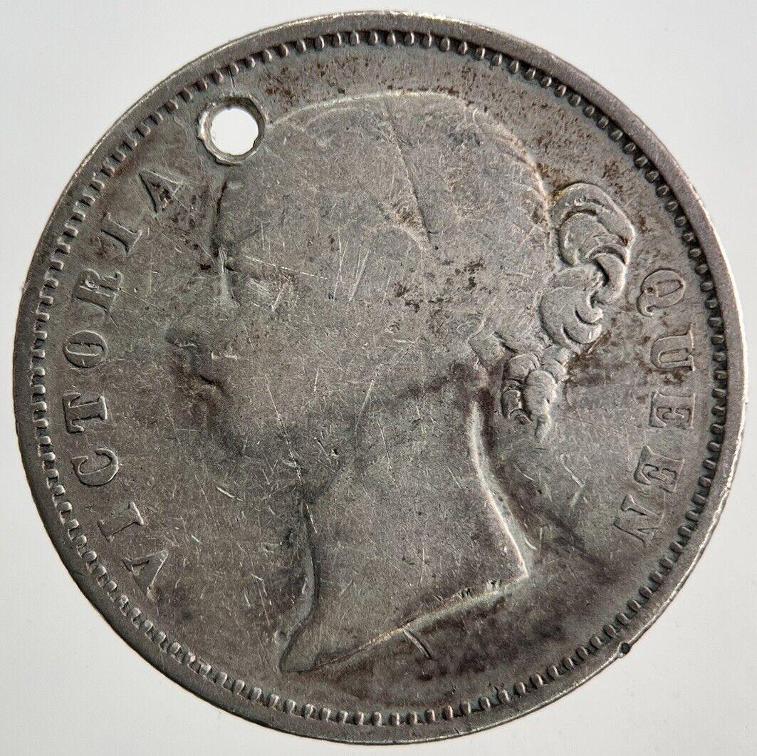 1840 East India Company 1/2 Half Rupee Silver Coin | Collectable Grade